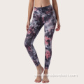 high waist hip tie-dye yoga fitness nine-point pants